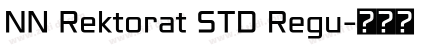 NN Rektorat STD Regu字体转换